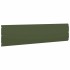 Bordes césped 20 uds acero laminado frío verde oliva 25x103