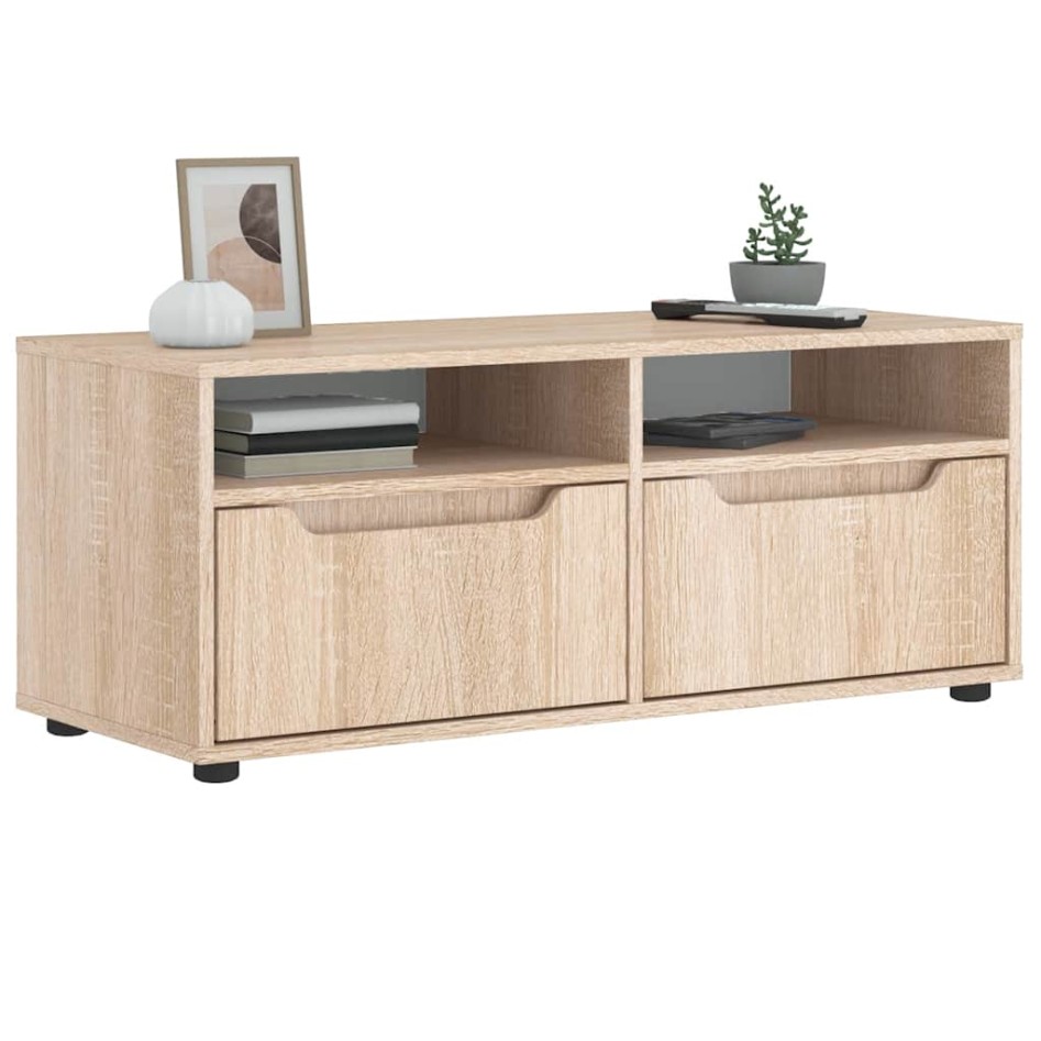 Mueble de TV VISNES roble sonoma 100x40x38 cm madera