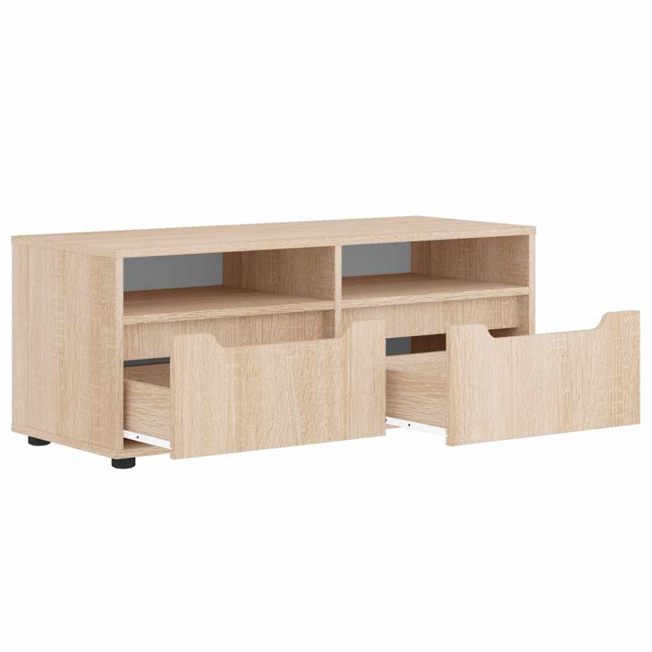 Mueble de TV VISNES roble sonoma 100x40x38 cm madera