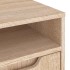 Mueble de TV VISNES roble sonoma 100x40x38 cm madera