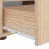 Mueble de TV VISNES roble sonoma 100x40x38 cm madera