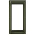 Jardinera acero verde oliva 40x80x80