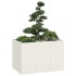 Jardinera acero blanco 120x80x80