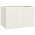 Jardinera acero blanco 120x80x80