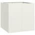 Jardinera acero blanco 80x80x80