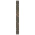 Patas para mesa de comedor 2 uds acero natural 90x(72-73,3)