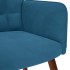 Sillón de relax de terciopelo