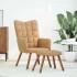 Sillón de relax con reposapiés terciopelo
