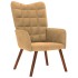 Sillón de relax con reposapiés terciopelo