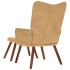 Sillón de relax con reposapiés terciopelo