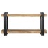Estante de pared madera maciza de mango 90x33x45