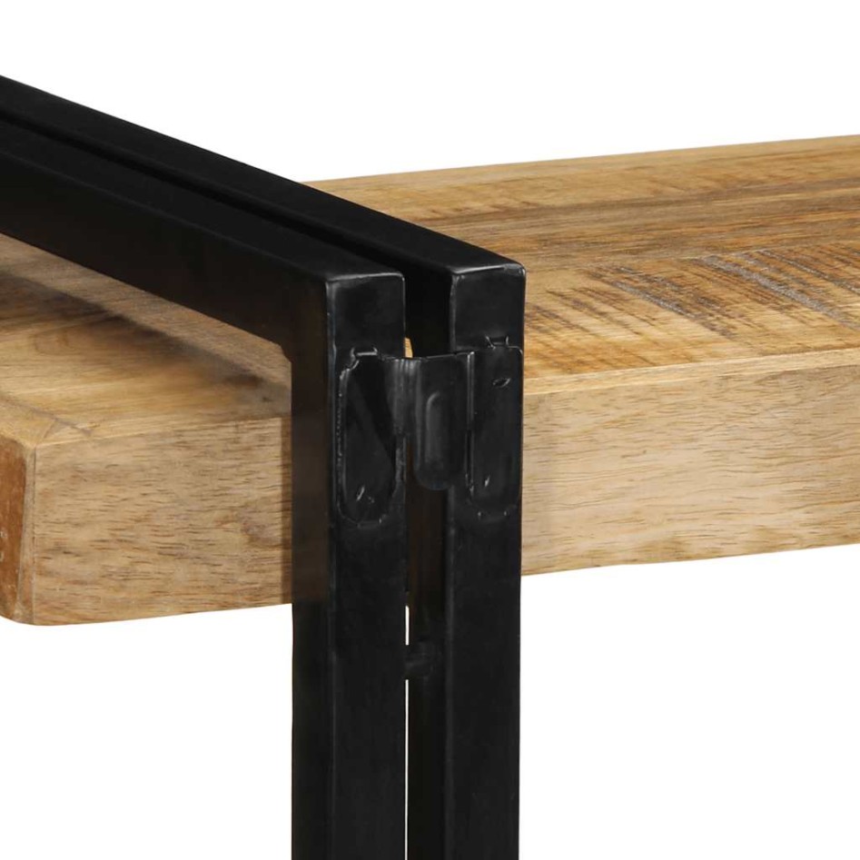 Estante de pared madera maciza de mango 90x33x45