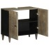Armario de lavabo para baño madera maciza de mango 62x33x58