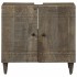 Armario de lavabo para baño madera maciza de mango 62x33x58