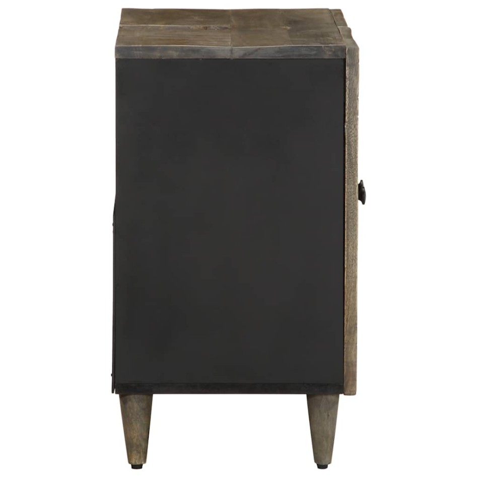 Armario de lavabo para baño madera maciza de mango 62x33x58