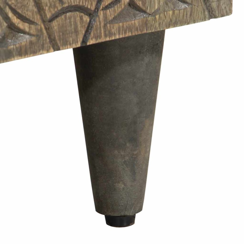 Armario de lavabo para baño madera maciza de mango 62x33x58