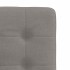 Sillas de comedor 2 unidades tela gris