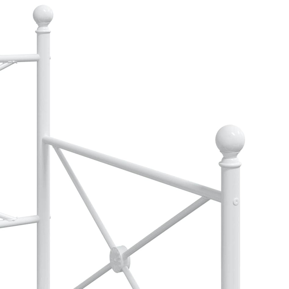 Diván con nido sin colchón blanco 90x190 cm