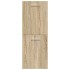 Juego de muebles de baño 5 pzas madera ingeniería roble
