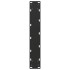 Patas de mesa de centro forma U 2uds acero negro 50x(90-91)