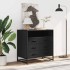 Cajonera de madera contrachapada negro 70x41x70