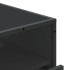 Cajonera de madera contrachapada negro 70x41x70