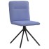 Sillas de comedor 2 uds tela azul