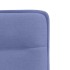 Sillas de comedor 2 uds tela azul