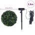 Bolas de boj artificial con luces LED 2 unidades 45