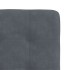 Sillas de comedor 6 unidades terciopelo gris