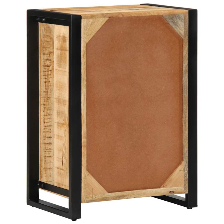 Aparador de madera maciza de mango rugosa 50x35x70