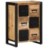 Aparador de madera maciza de mango rugosa 50x35x70