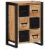 Aparador de madera maciza de mango rugosa 50x35x70