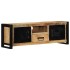 Mueble de TV madera maciza de mango rugosa 100x30x35
