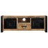 Mueble de TV madera maciza de mango rugosa 100x30x35