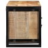 Mueble de TV madera maciza de mango rugosa 100x30x35