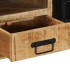 Mueble de TV madera maciza de mango rugosa 100x30x35