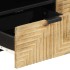 Mueble de TV marrón 105x33x46 cm madera maciza