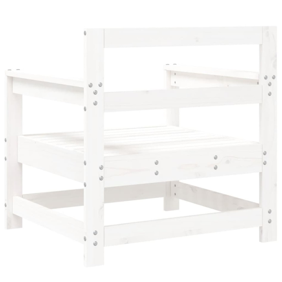 Sillones de jardín 2 unidades madera maciza pino