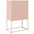Aparador de acero rosa 68x39x107