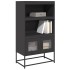 Aparador de acero negro 68x39x123