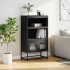Aparador de acero negro 68x39x123