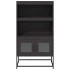 Aparador de acero negro 68x39x123