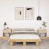 Estructura de cama sin colchón 120x200 cm madera maciza