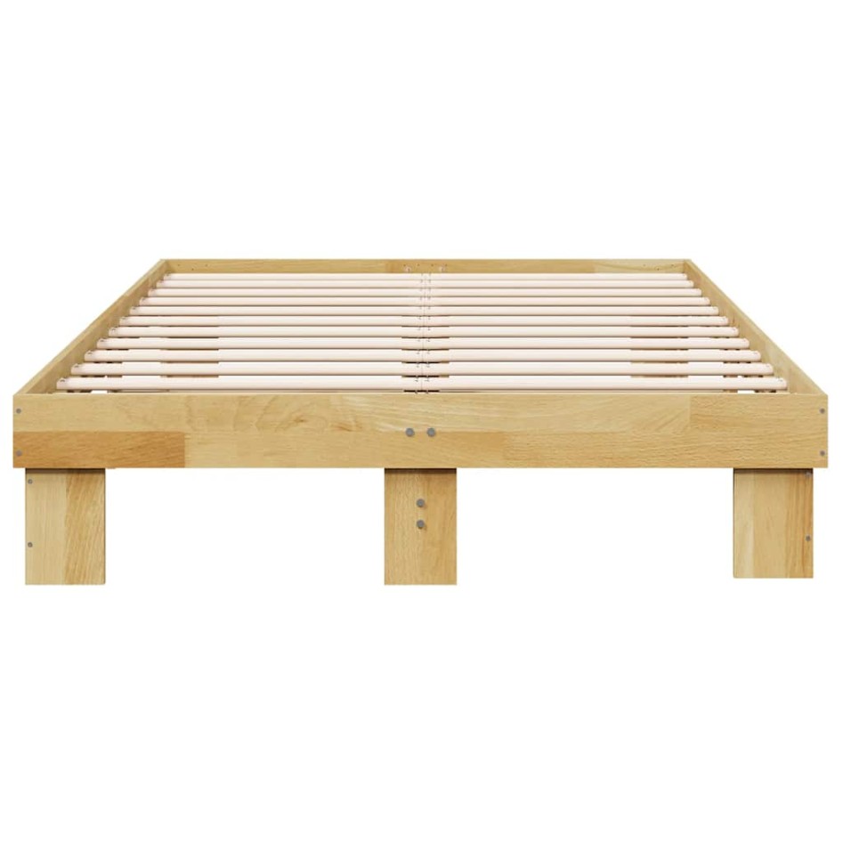 Estructura de cama sin colchón 120x200 cm madera maciza