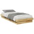 Estructura de cama sin colchón 75x190 cm madera maciza