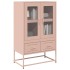 Aparador de acero rosa 68x39x111,5