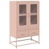 Aparador de acero rosa 68x39x111,5