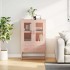 Aparador de acero rosa 68x39x111,5