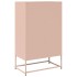 Aparador de acero rosa 68x39x111,5